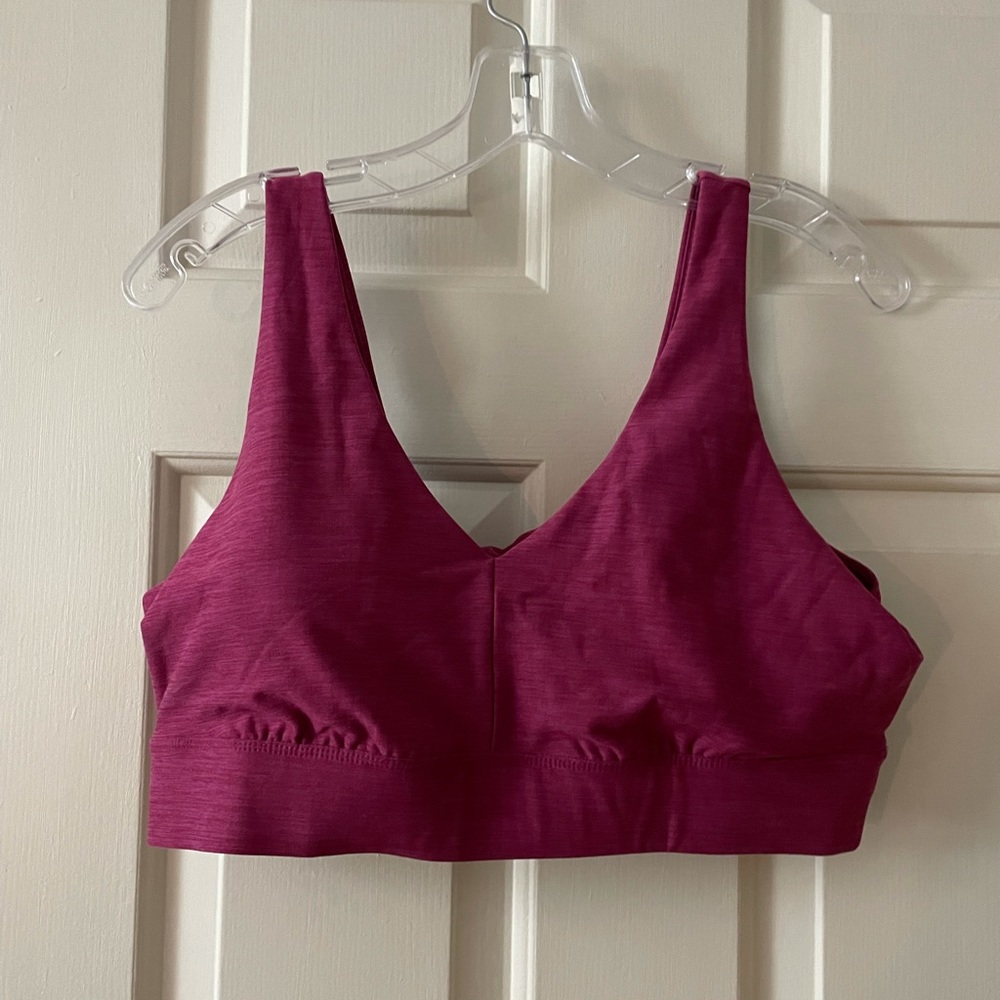 All In Motion exercise bra -burgundy